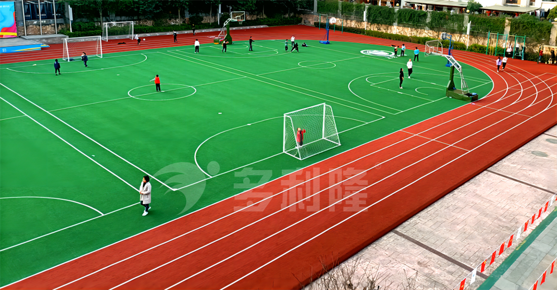 中小學(xué)校園運(yùn)動(dòng)場(chǎng)地、跑道專用地彈坪